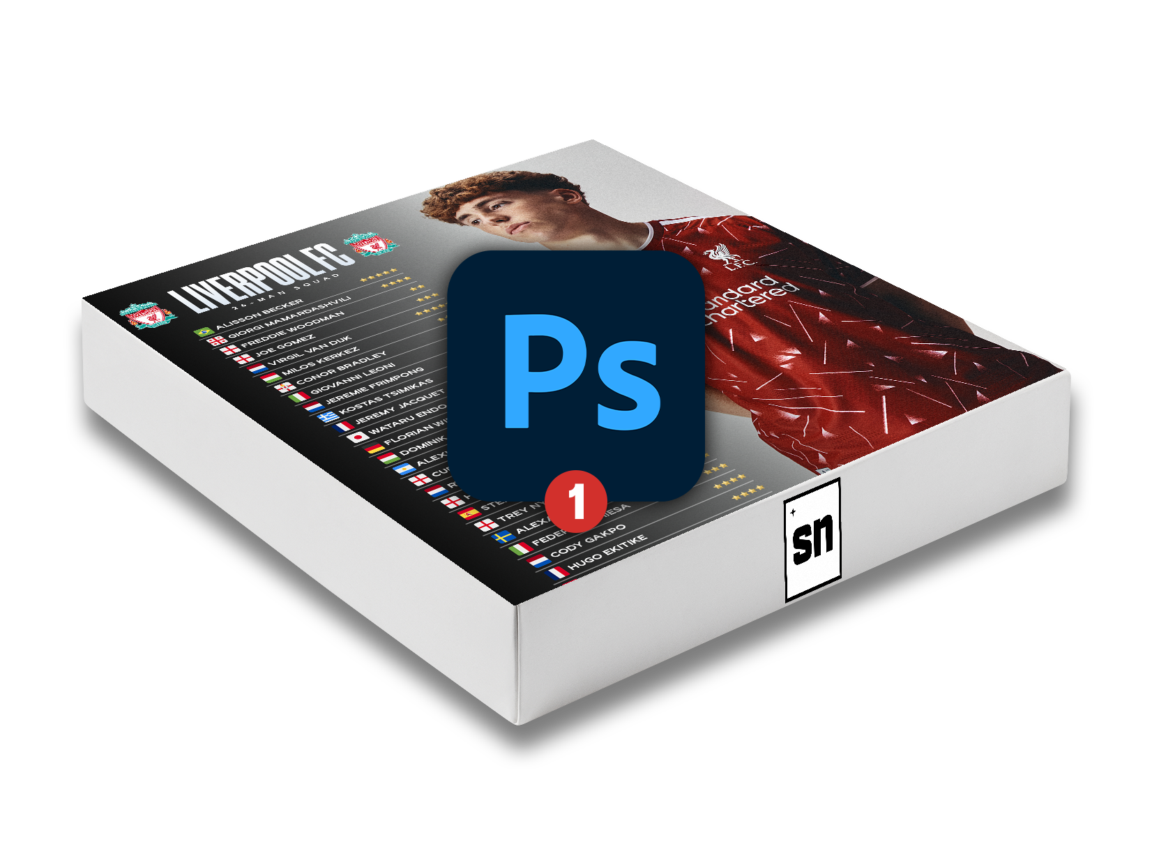Single PSD template preview